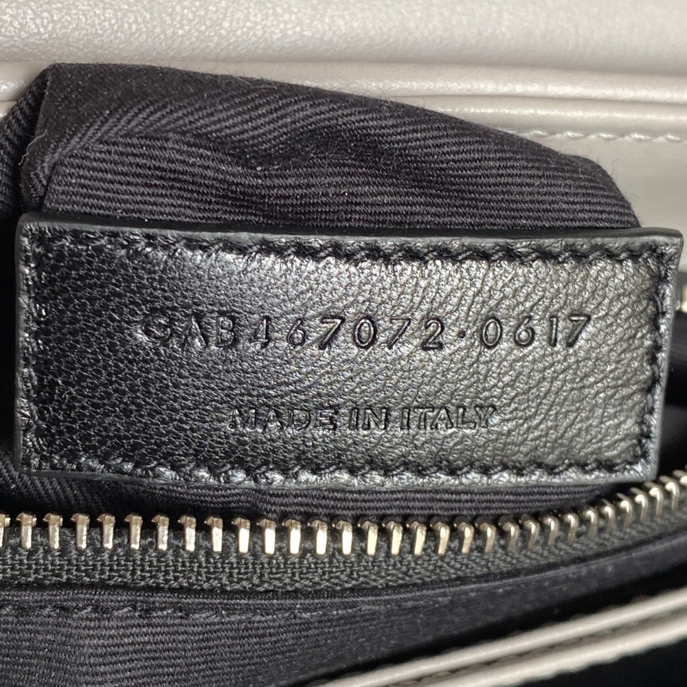EUC Saint Laurent Toy Loulou Crossbody Bag Gray - Picture 16 of 16